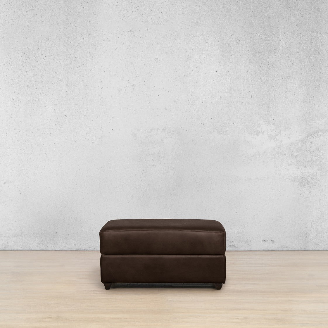 Stanford Leather Ottoman