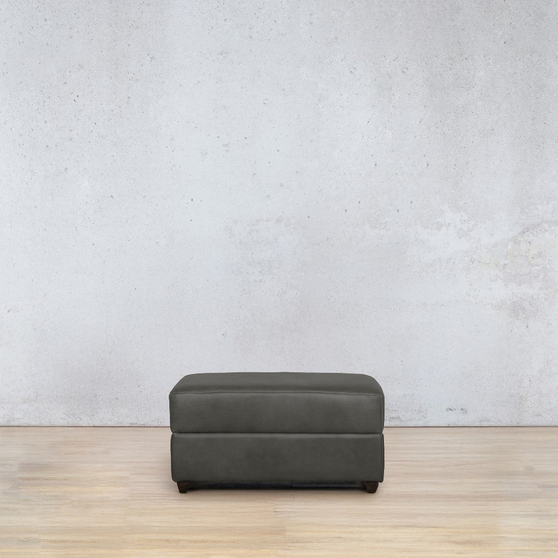 Stanford Leather Ottoman