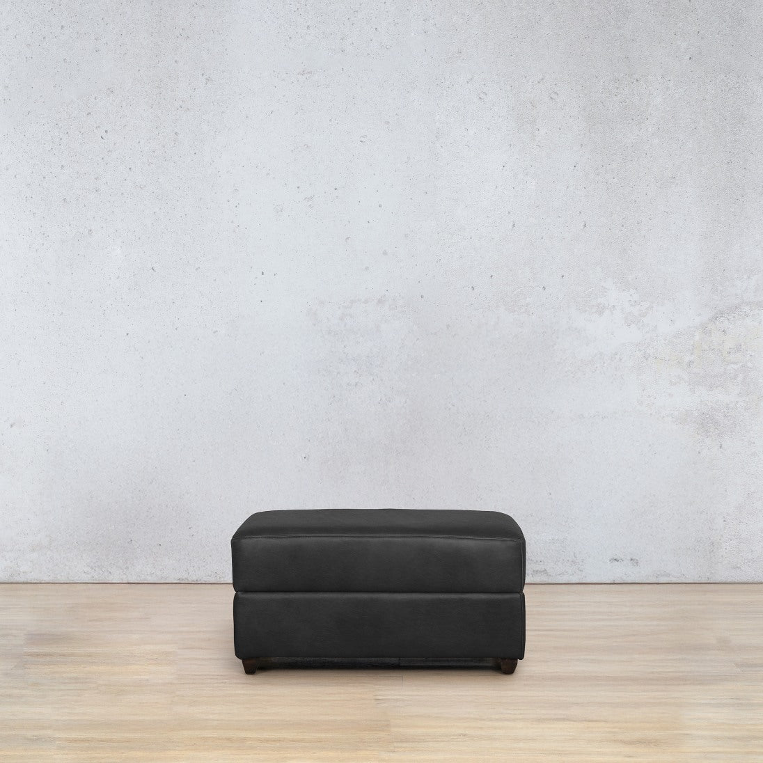 Stanford Leather Ottoman