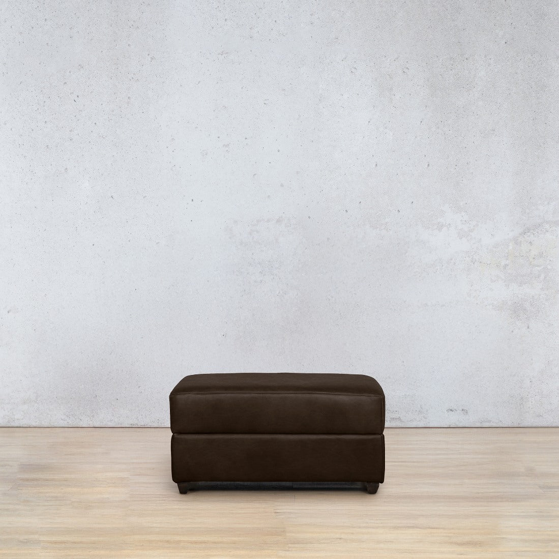 Stanford Leather Ottoman