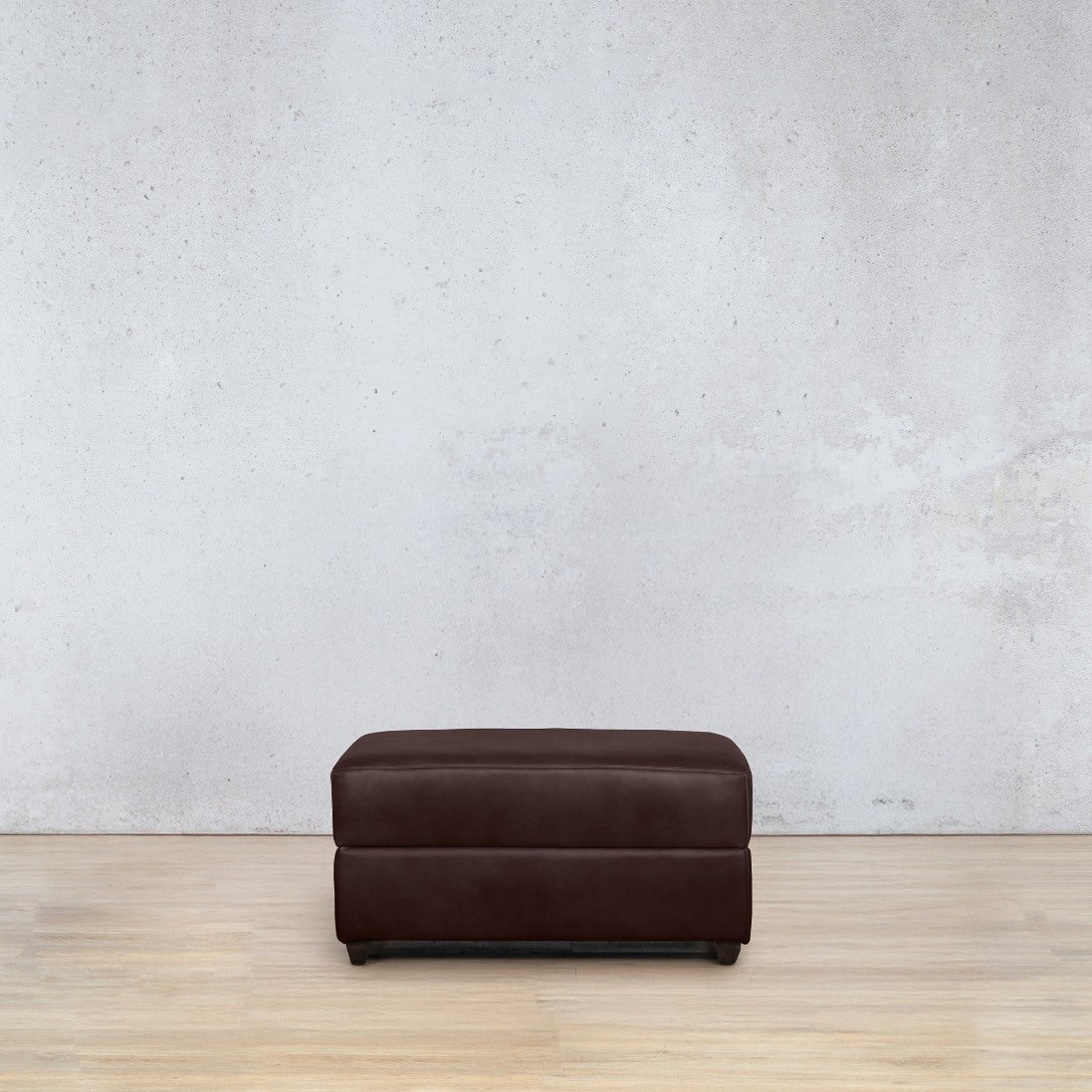 Stanford Leather Ottoman