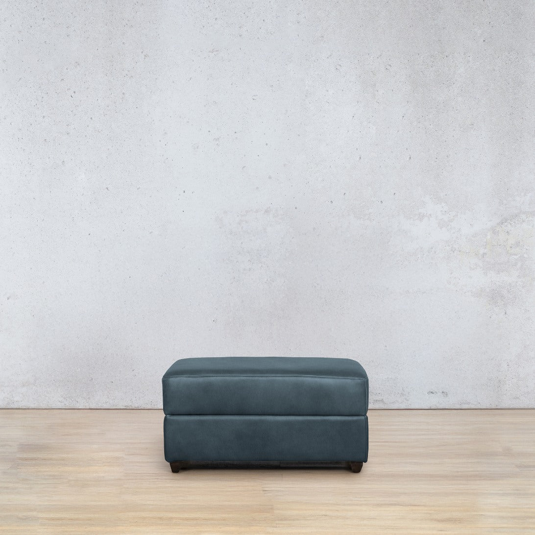Stanford Leather Ottoman