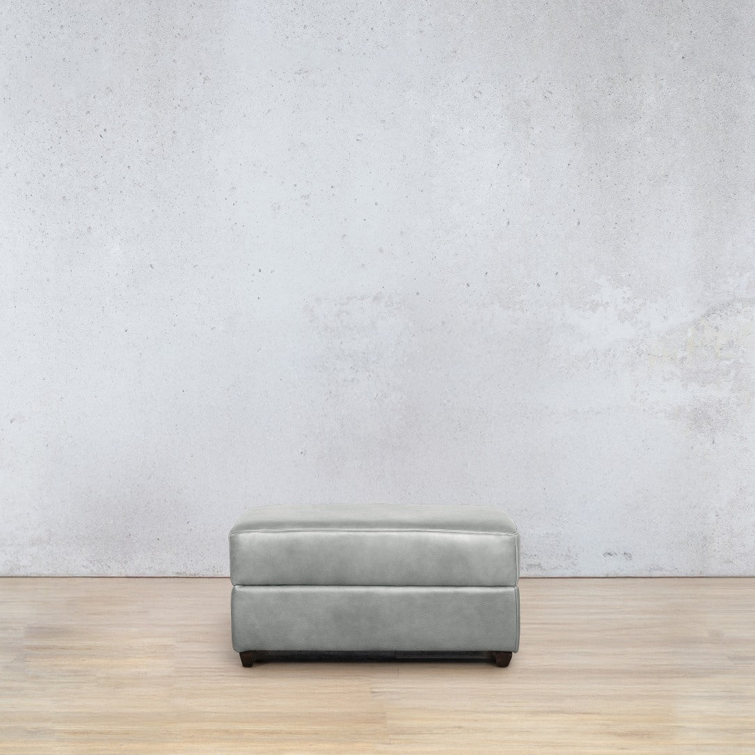 Stanford Leather Ottoman