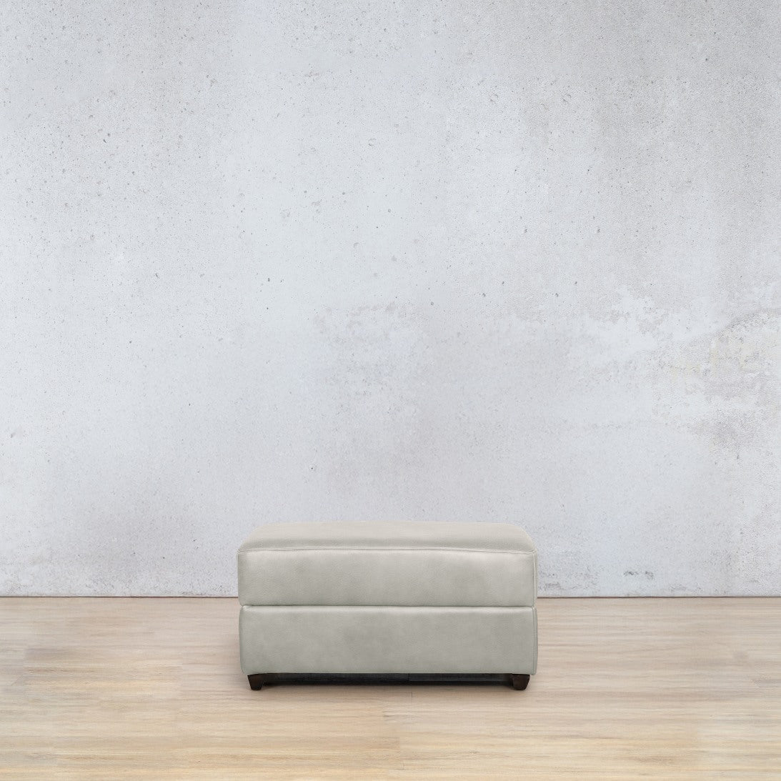 Stanford Leather Ottoman