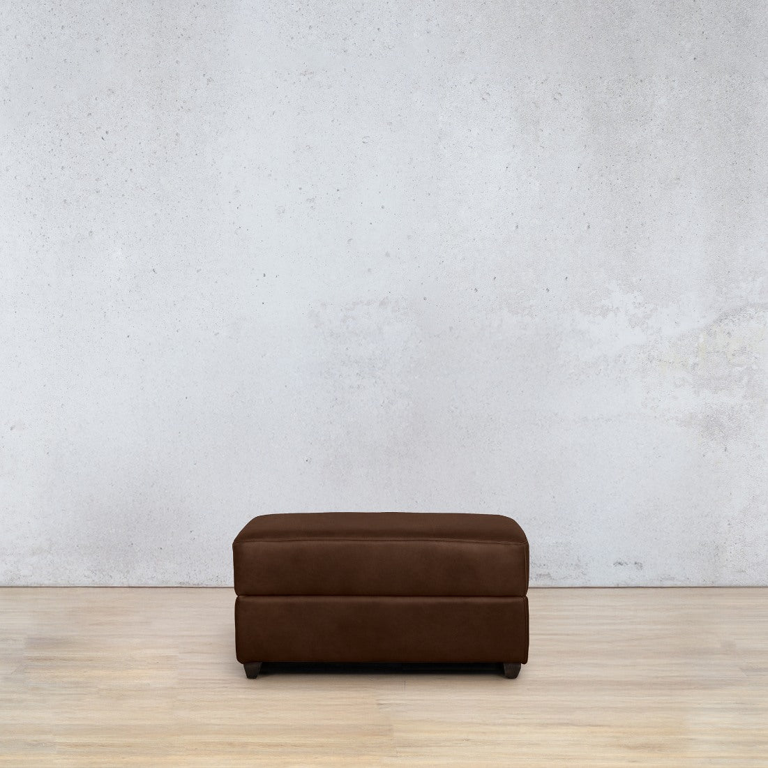 Stanford Leather Ottoman