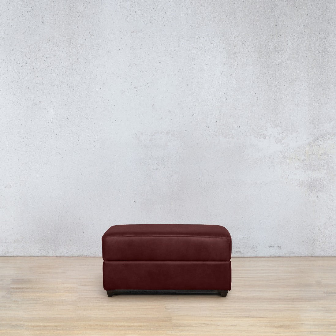 Stanford Leather Ottoman