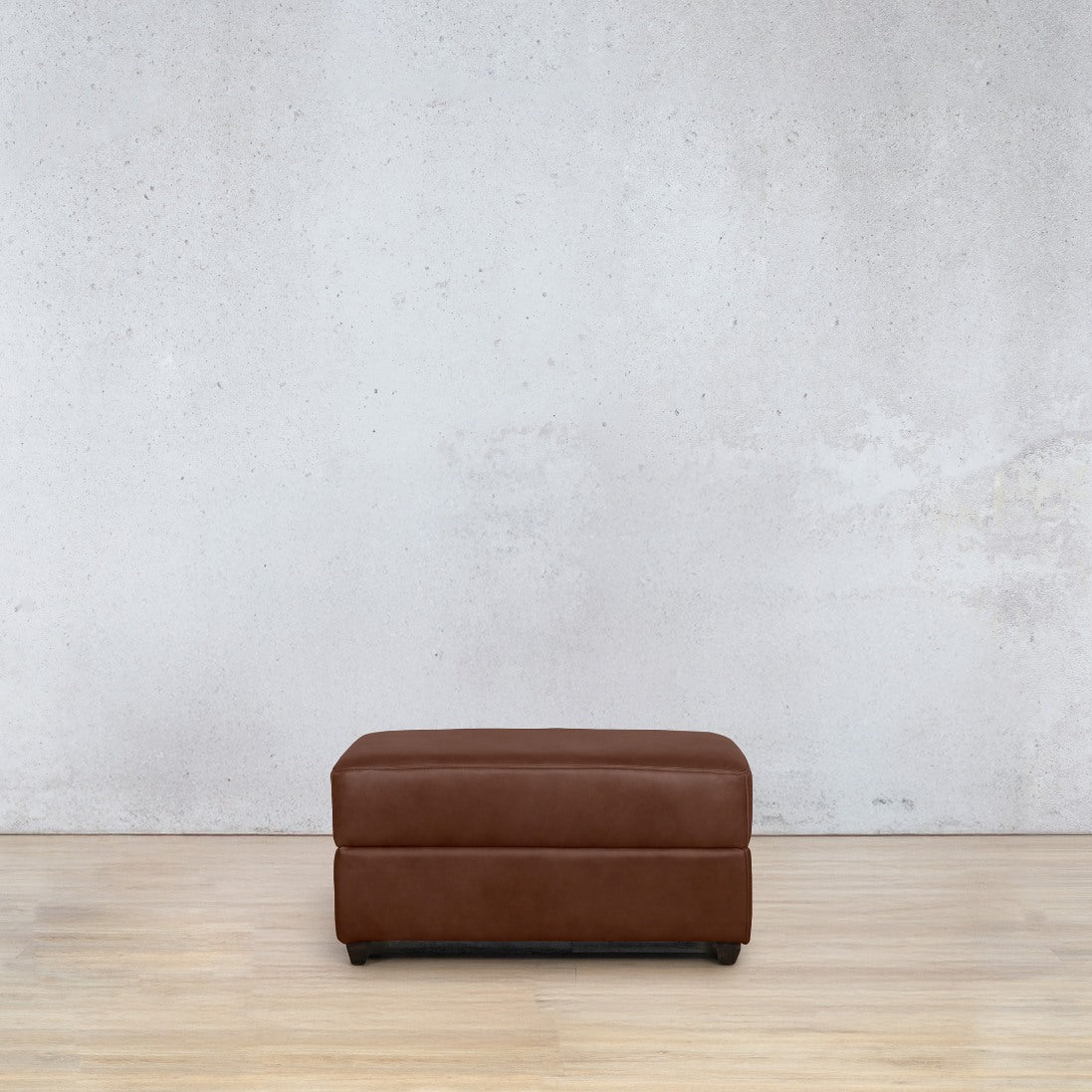 Stanford Leather Ottoman