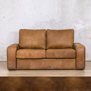 Stanford leather sleeper couch in luxurious Royal Walnut colour, showcasing a deep, elegant tone for a sophisticated seating and sleeping option. Shop Leather Galley's sleeper couches online. 