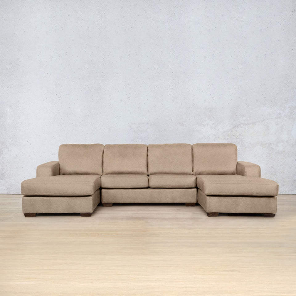 stanford-u-chaise-sectional-leather-sofa almond 