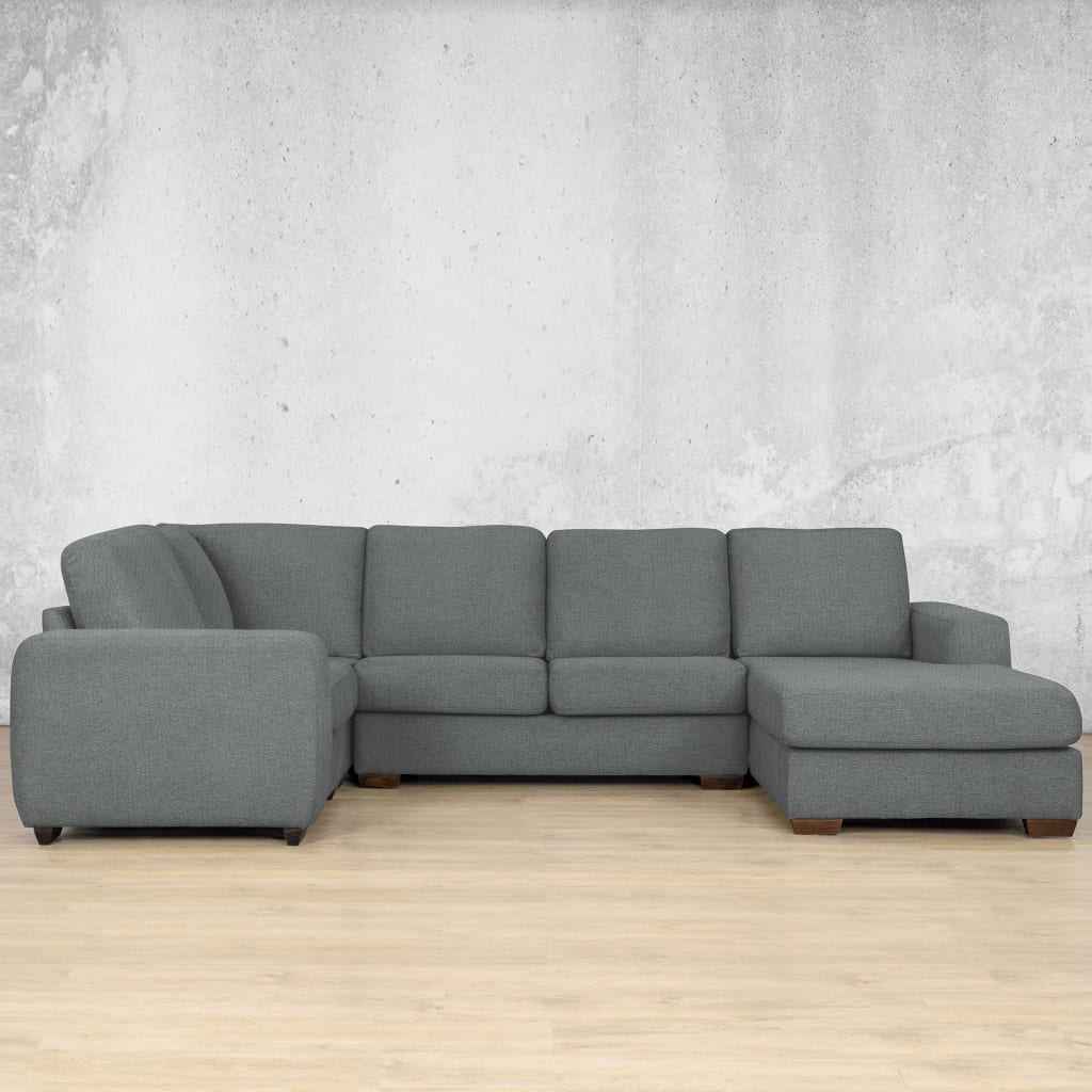 Discover Fabric Couch, stanford Fabric u sofa chaise sectional RHF Silver Charm