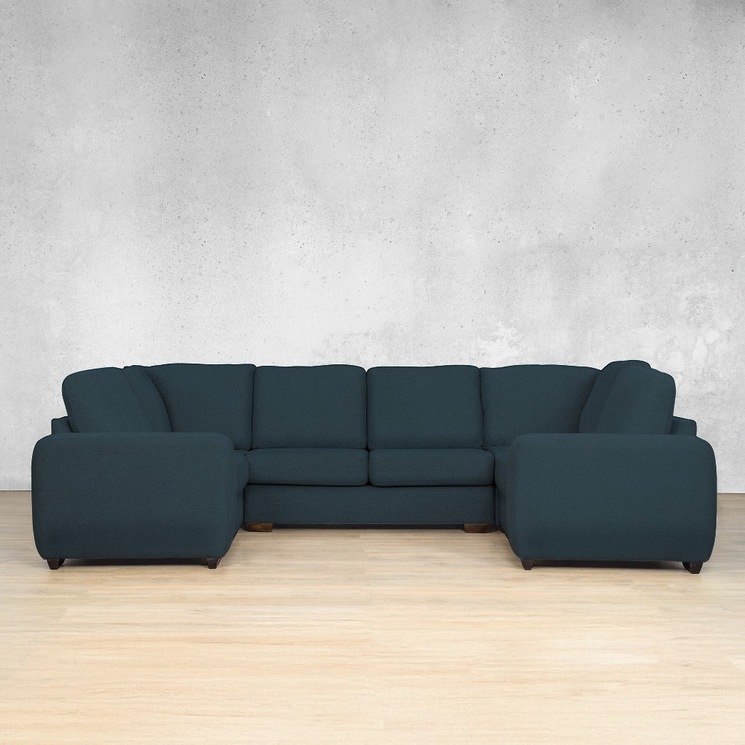 stanford Fabric u sofa sectional air force blue 