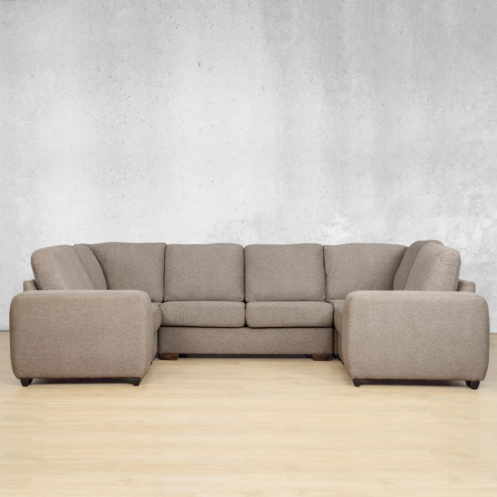 Stanford 6 Seater Fabric U Shape Couch