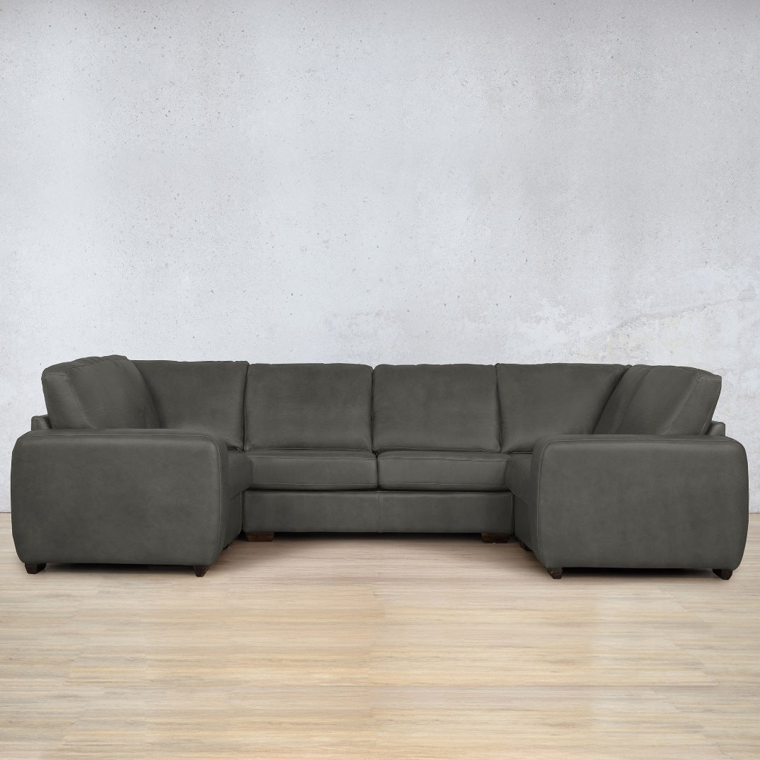 stanford Leather u sofa sectional leather sofa czar anthracite 