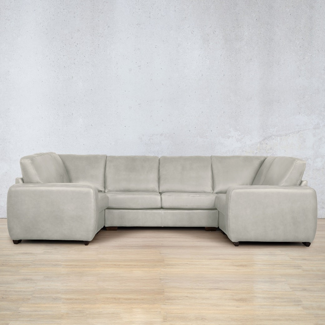 Stanford Sofa Sectional Leather Sofa Manatee Beige