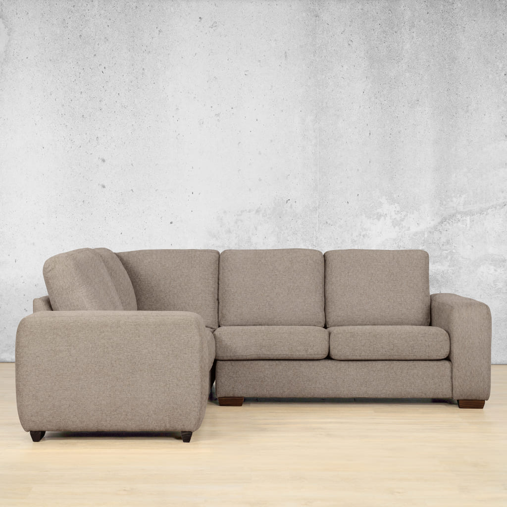 Stanford 4 Seater Fabric L Shape Couch - LHF