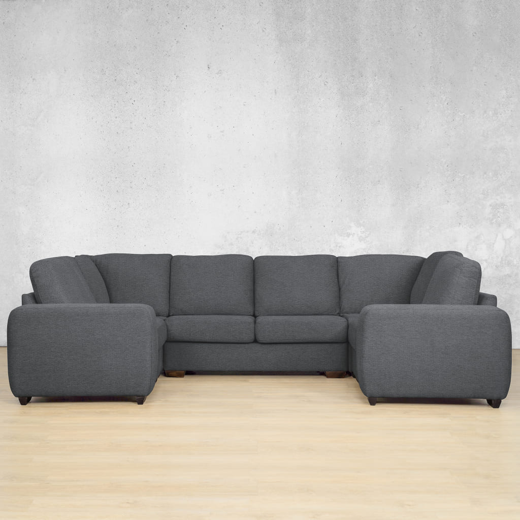 Stanford Fabric U-Sofa Fabric Sofa Leather Gallery Space Grey