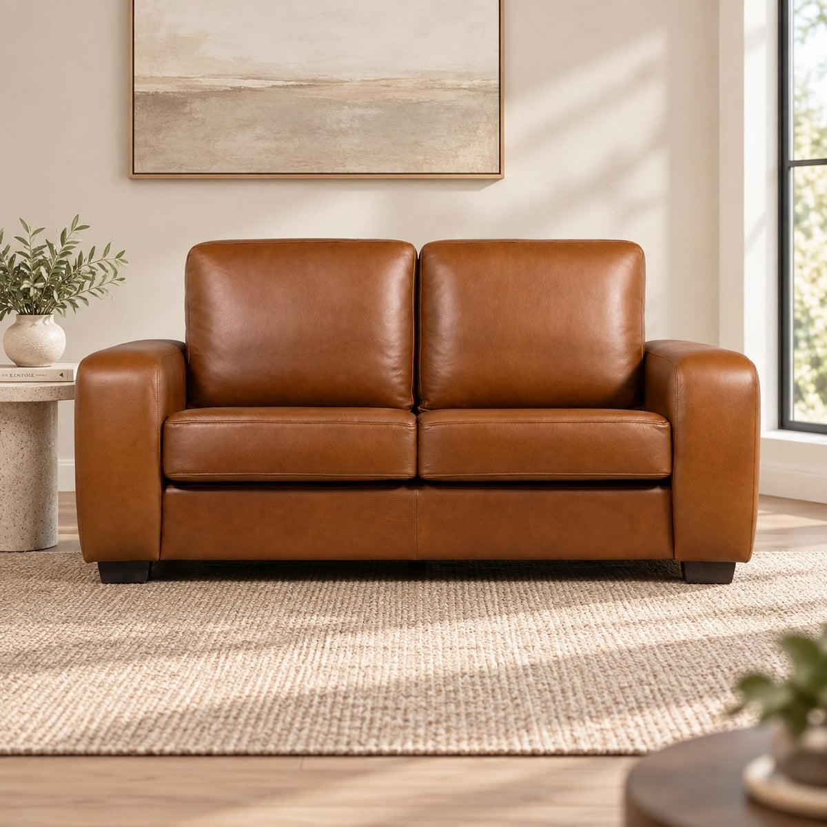 Stanford 2 Seater Leather Sofa Leather Gallery Czar Pecan