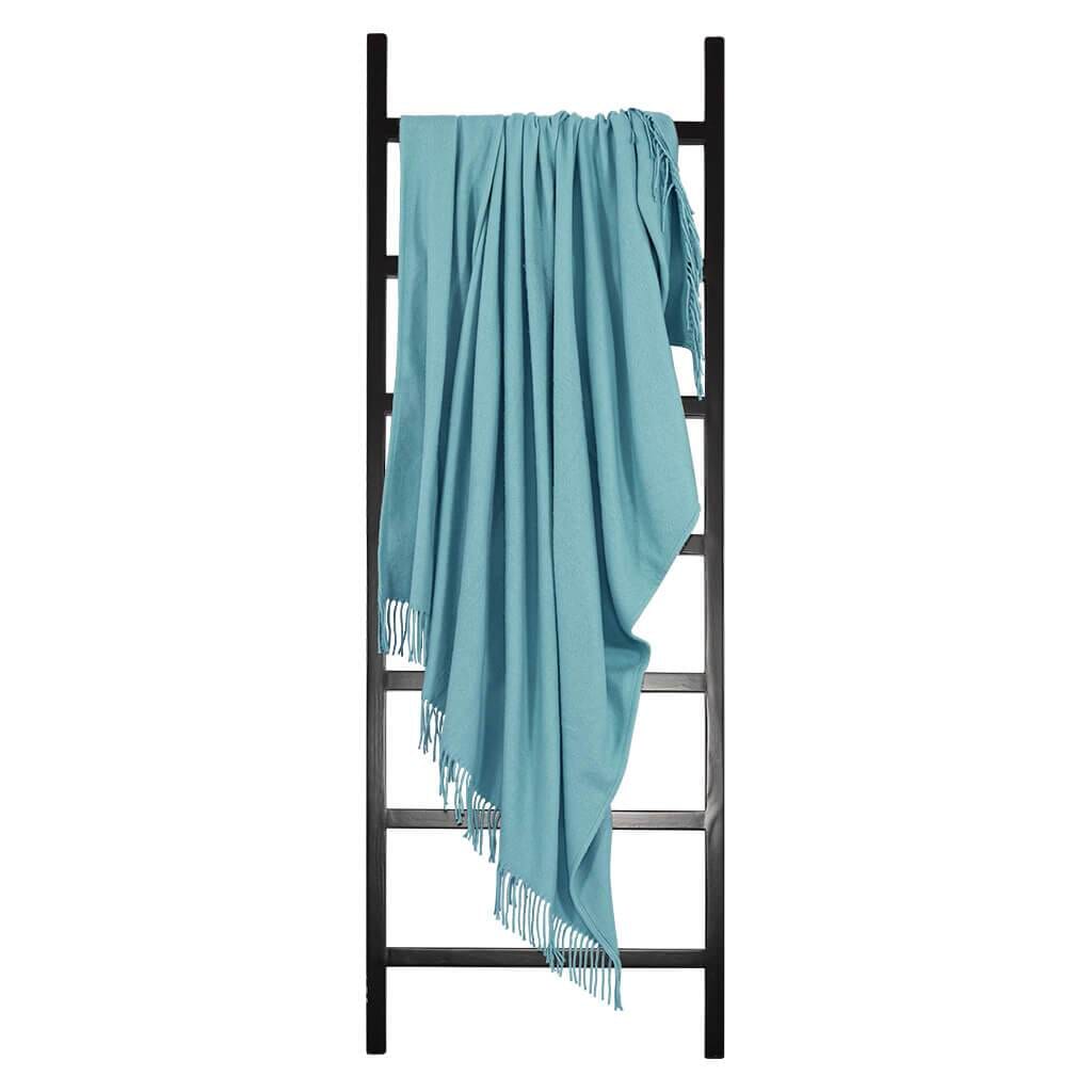 Stella Artic Blue Throw Throw Leather Gallery