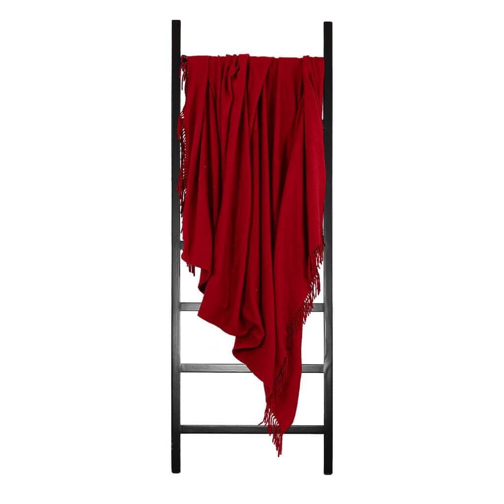 Stella Deep Merlot Throw Throw Leather Gallery 150 x 220