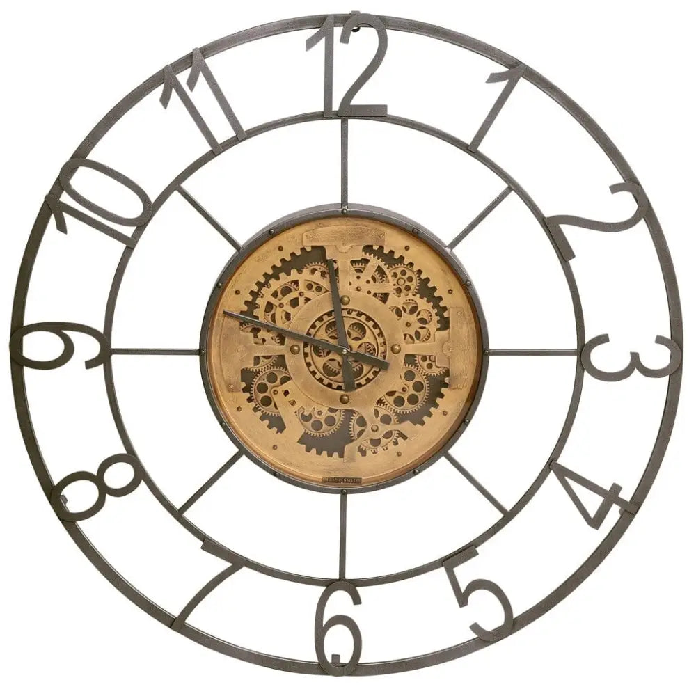 Sumner Industrial Clock - Dia 100cm x 9cm - Clock