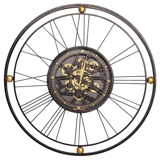 Sutton Industrial Clock - Dia 80cm x 8cm - Clock