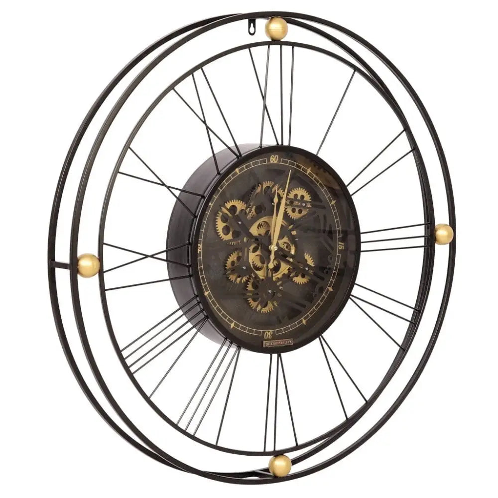 Sutton Industrial Clock - Dia 80cm x 8cm - Clock