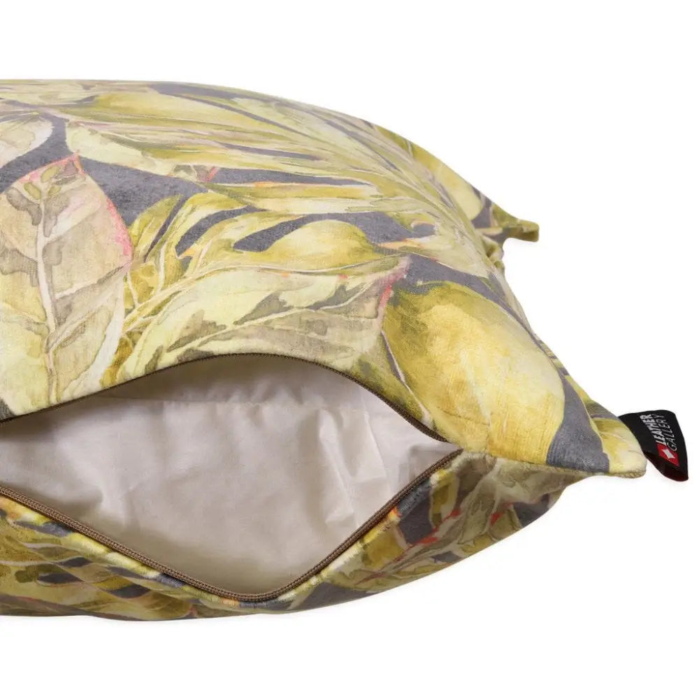 Sweet Basil Ochre Cushion - Cushion