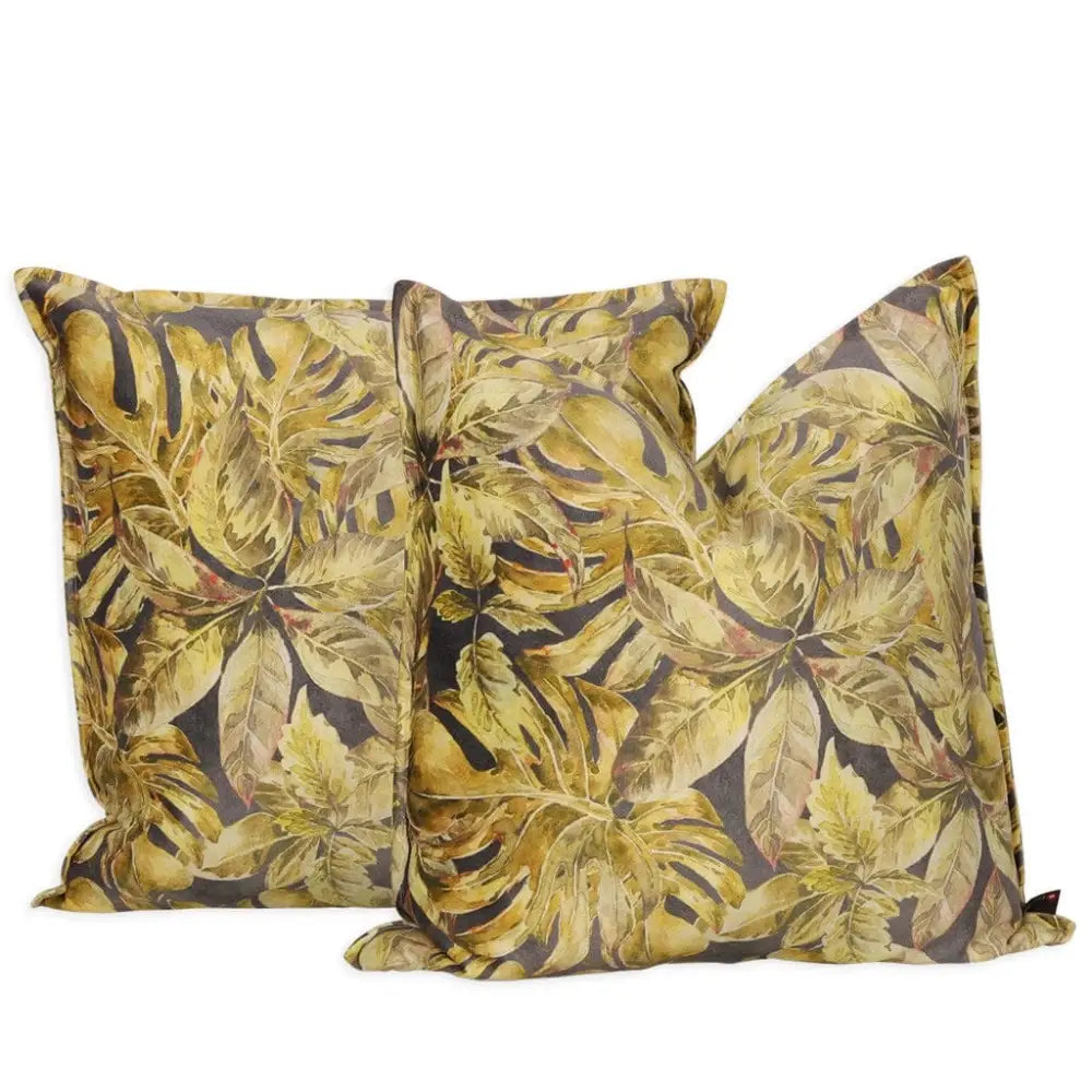 Sweet Basil Ochre Cushion - Cushion