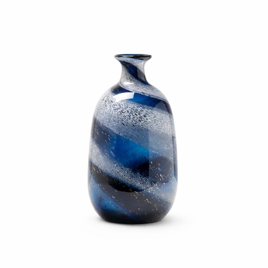 Tacoma Blue Swirl Vase - Vase