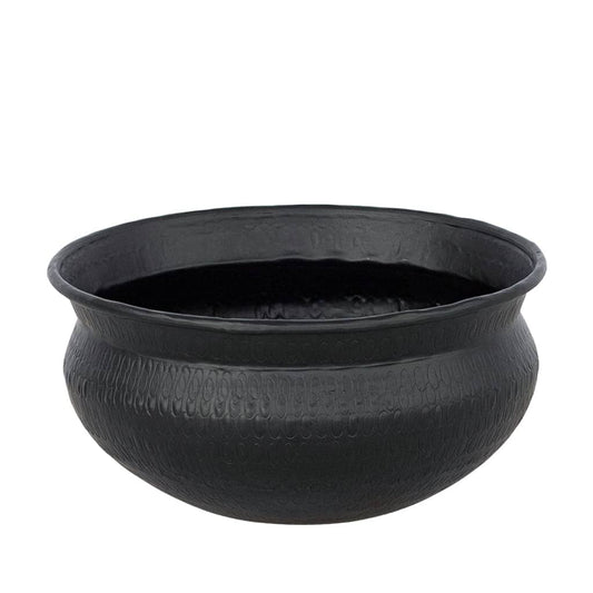 Terrace Carved Bowl/Planter - Large Decor Leather Gallery
