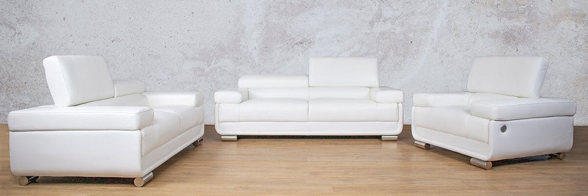 Tobago 3+2+1 Leather Sofa Suite - Available on Special Order Plan Only Leather Sofa Leather Gallery 