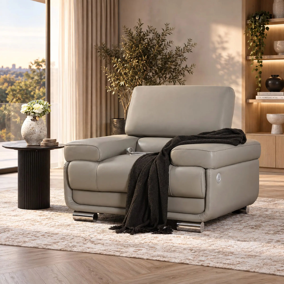 Tobago 1 Seater Leather Couch