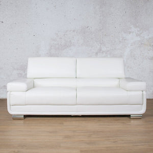 Tobago 3+2 Leather Sofa Suite Fabric Corner Suite Leather Gallery White 