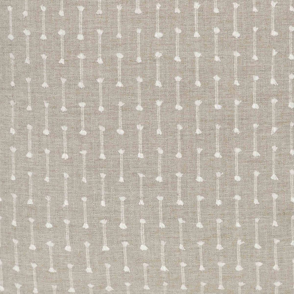 Leather Gallery Veyra Ivory Oat Cushion, featuring a warm oat woven finish with delicate ivory stitched detailing.
