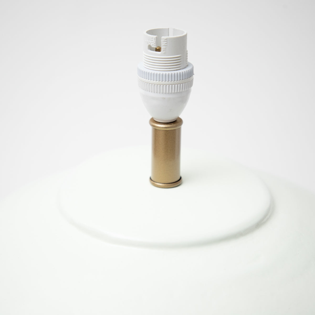 Dione Side Lamp - Off-White Glossy