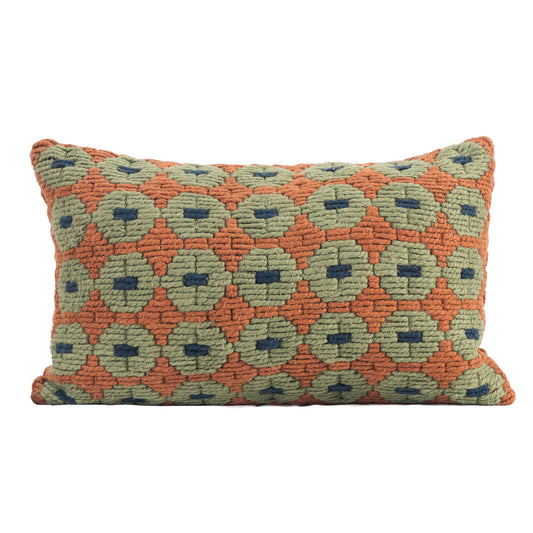 Leather Gallery | Nala Retro Bloom Bolster Cushion | Decor