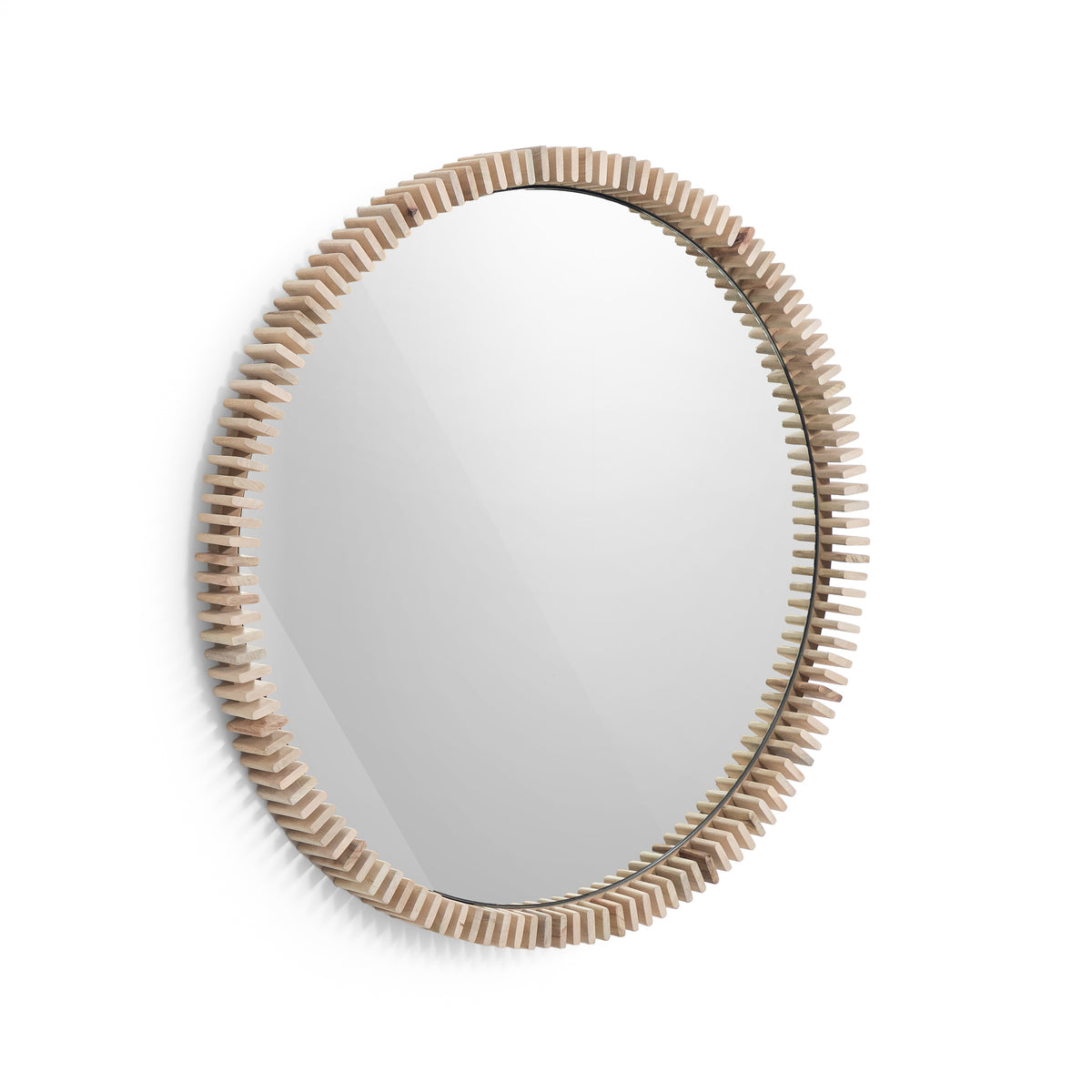 Leather Gallery | Hestia Round Wall Mirror