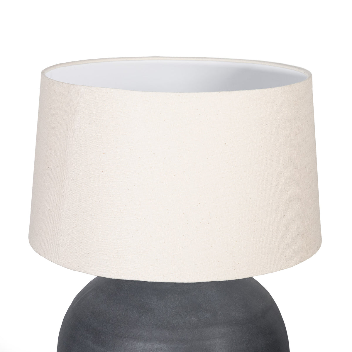 Leather Gallery | Dione Side Lamp - Matt Antique Charcoal 