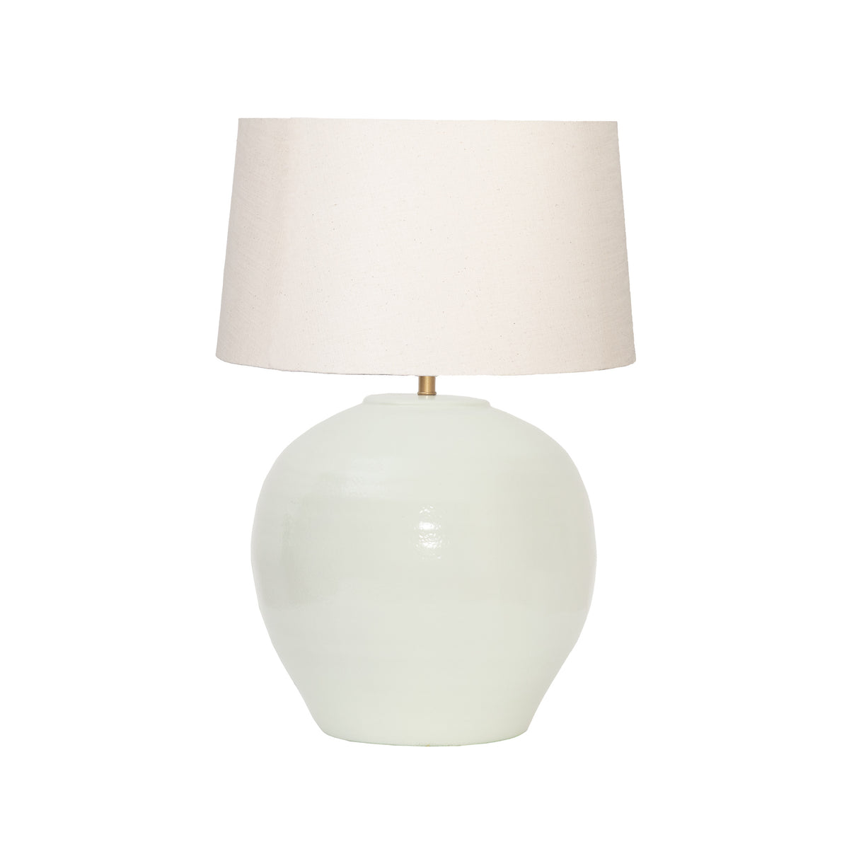 Dione Side Lamp - Off-White Glossy