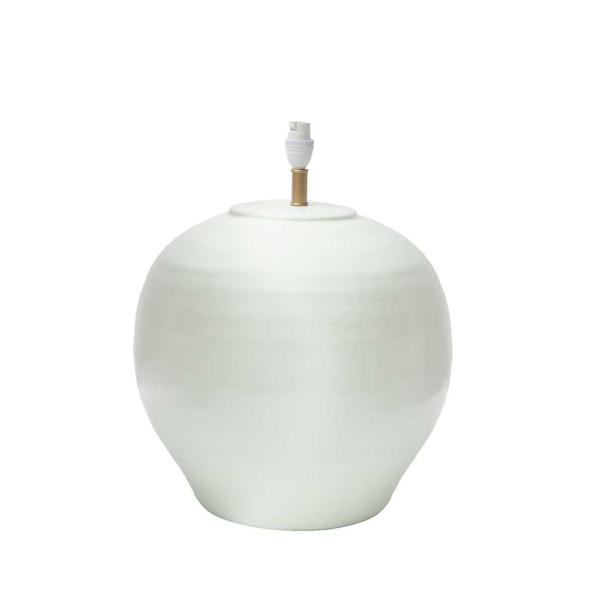 Dione Side Lamp - Off-White Glossy