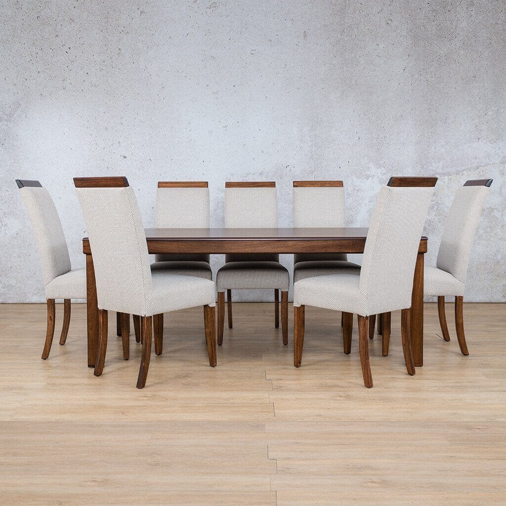 Urban Dining Set - 8 Seater Dining room set Leather Gallery Dapple 
