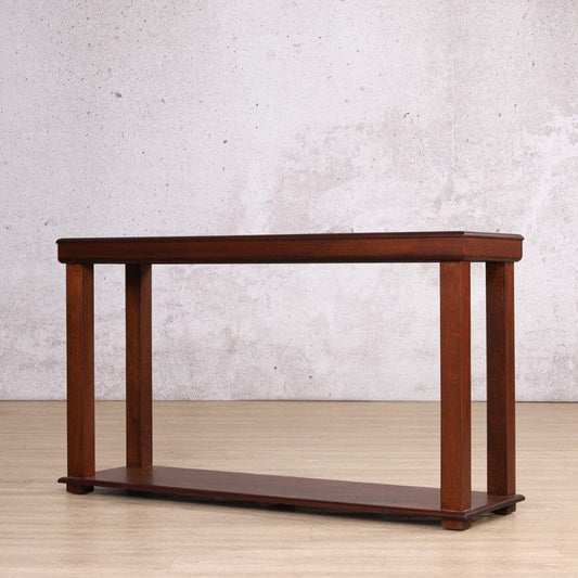 Urban Server with Shelf - Walnut Server Leather Gallery