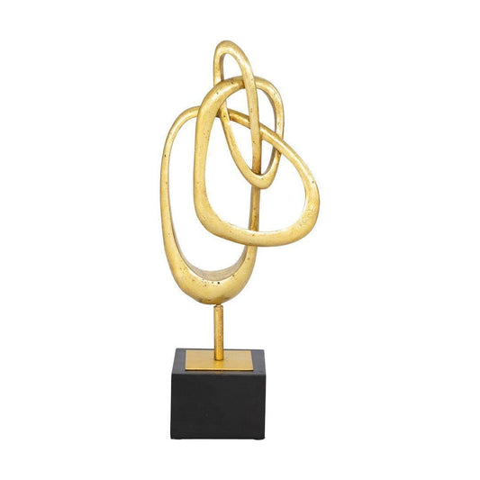Verge Ribbon Sculpture Ornament Leather Gallery Black