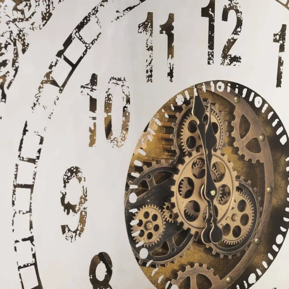 Vintage Gear Clock - Dia 61cm x 6cm - Clock