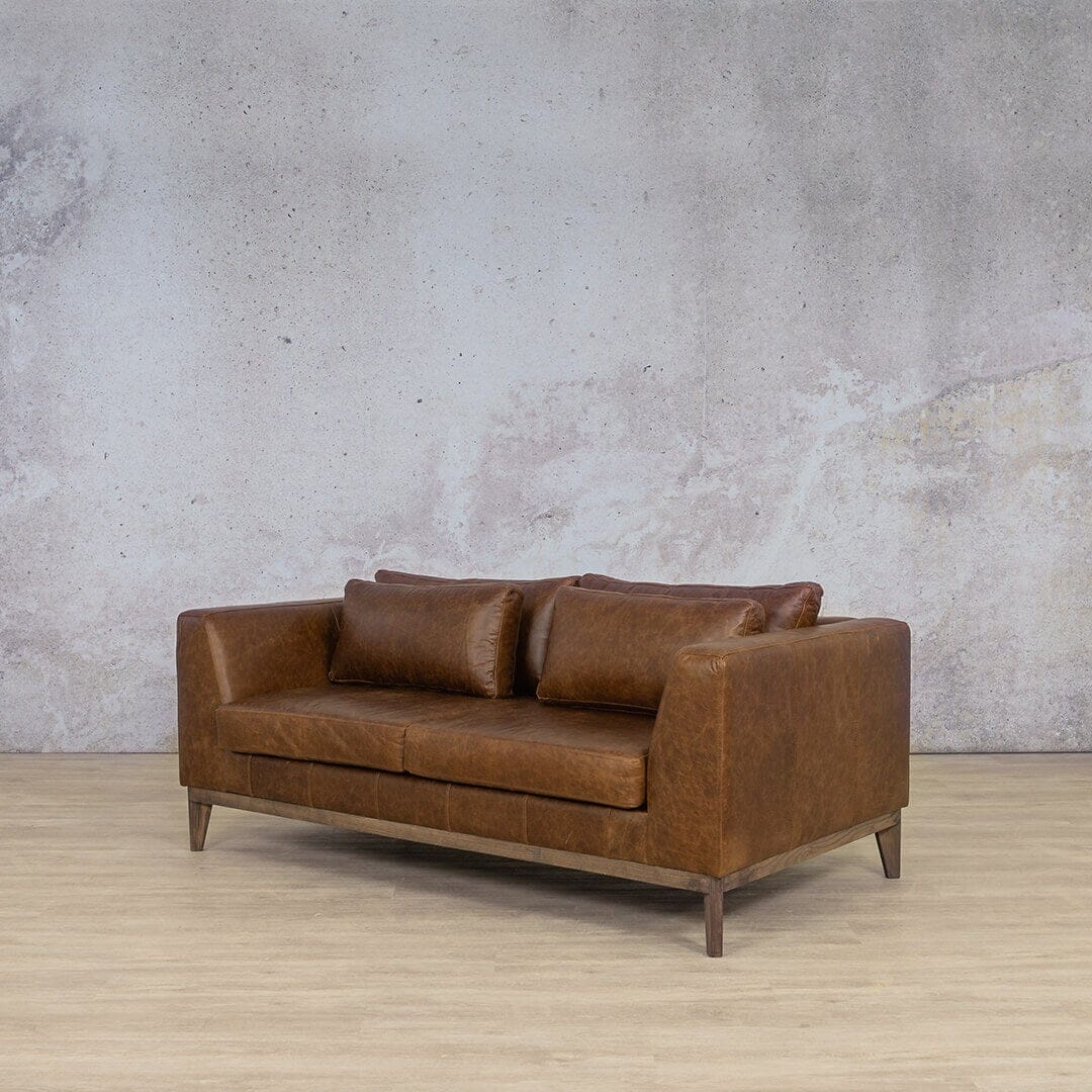 Willow 2-Seater Leather Sofa Leather Sofa Leather Gallery Royal Mocha 