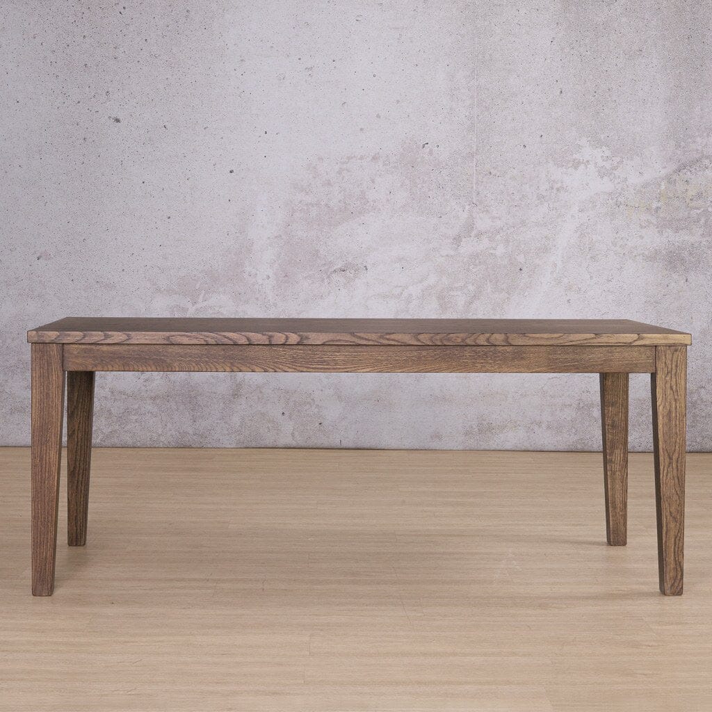 Willow Dining Table Dining Table Leather Gallery Antique Dark Oak