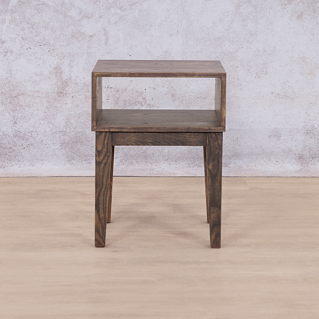 Willow Side Table Side Table Leather Gallery Antique Dark Oak 