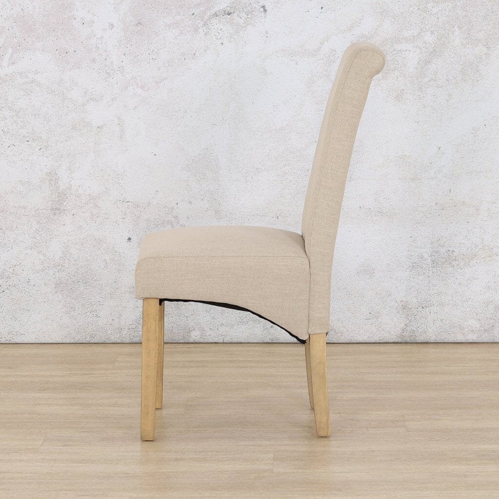 Windsor Dining Chair - Antique Natural Oak Dining Chair Leather Gallery