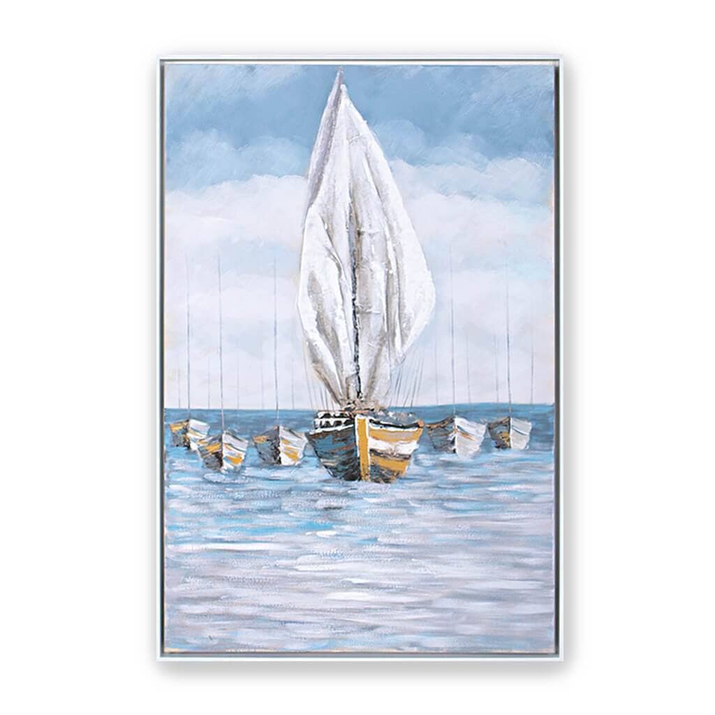 Windy Sails II - 1200 x 800 Painting Leather Gallery 