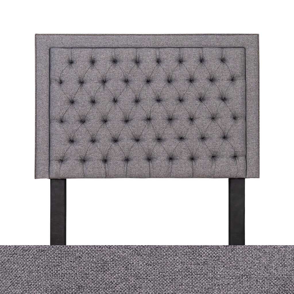 Silver Charm Fabric Sample | Winston Fabric Headboard | Queen Bedroom Set Leather Gallery | Queen Headboard | Headboards | Modern Headboards | Headboards For Sale | Bedroom Headboard 